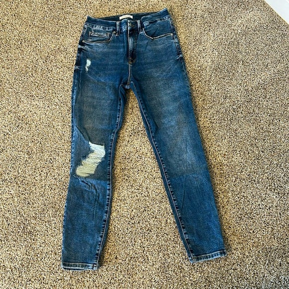 Good American Denim - Good American Good Legs Crop, Size 6/28, High Rise, Like New